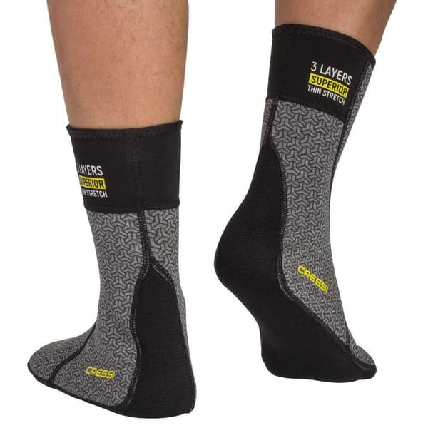 Cressi Tossut Thermal Harmaa EU 44-45