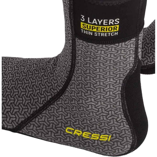 Cressi Tossut Thermal Harmaa EU 44-45