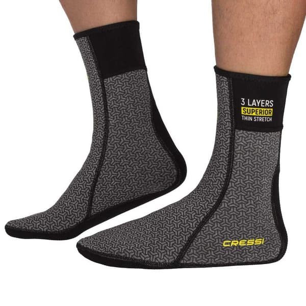 Cressi Tossut Thermal Harmaa EU 44-45