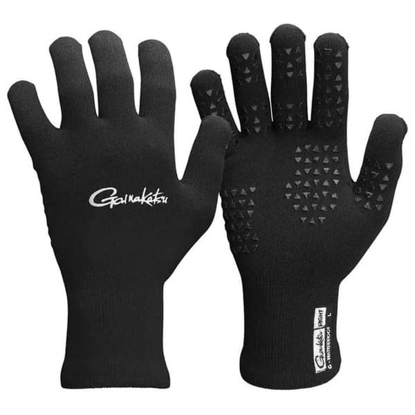 Gamakatsu Lange Handsker G-waterproof Sort XL Mand