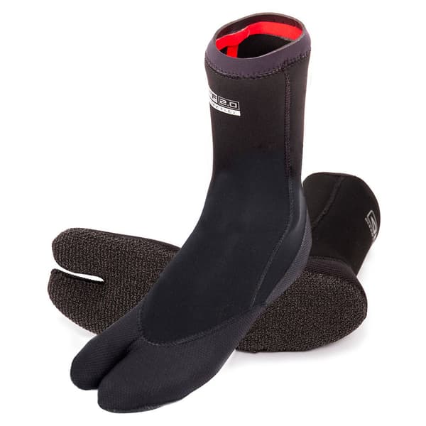 Ocean & Earth Tossut One Free Flex Split Toe 3 Mm Musta EU 43-46