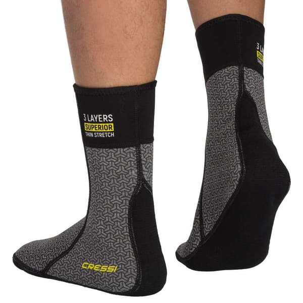 Cressi Tossut Thermal Harmaa EU 46-47