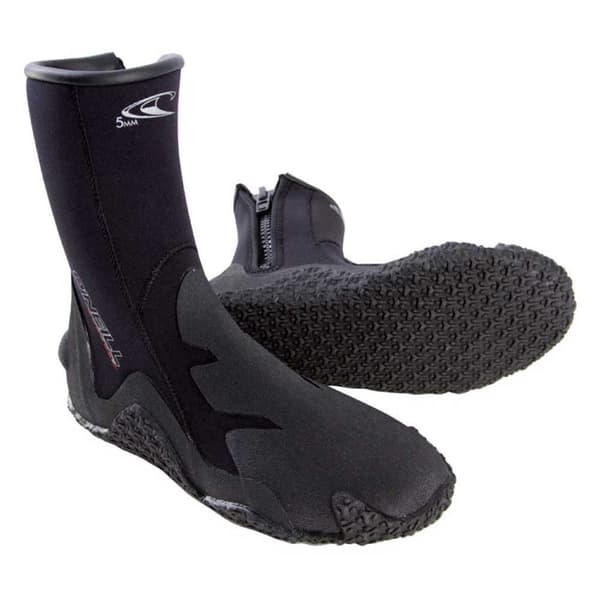O´neill Wetsuits Ankelstøvler Zipper 5 Mm Sort EU 41-42