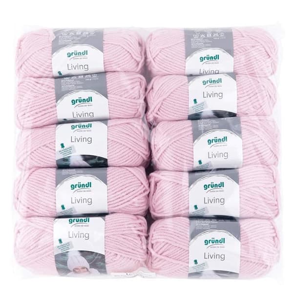 Gründl 352602 Living, Avantage Pack DE 10 till Stickning 100 g Handstickad Garn 80% polyakrylnitril, 20%