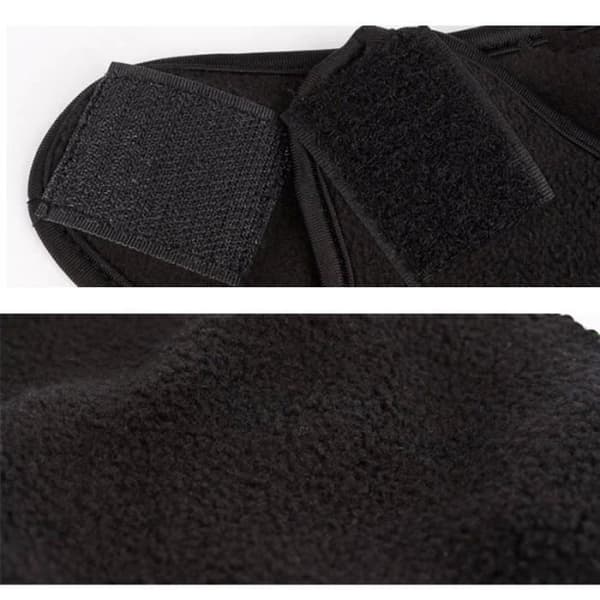 Balaclava Anti-Cold Fleece Mask för skidåkning och cykling - GIFT TOWER - Svart - Vuxen - Andas