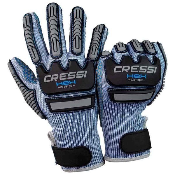 Cressi Hex Grip 3 Mm Käsineet Sininen XS