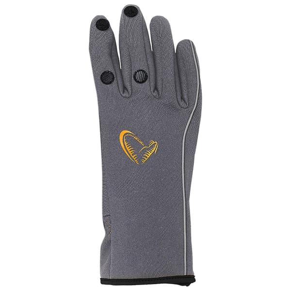 Savage Gear Softshell Handsker Grå XL Mand