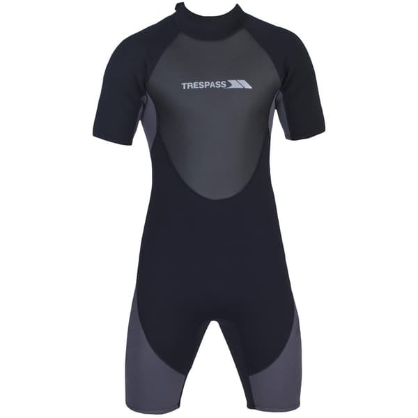 Trespass Scuba Mens Short Wetsuit Black S