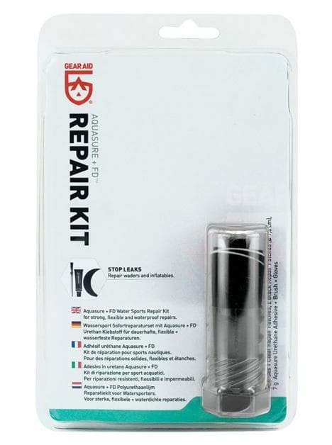 GEAR AID AQUASURE FD REPAIR KIT, lagningslappar neoprene, lim neoprene