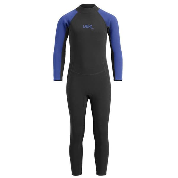 Urban Beach Childrens/Kids Sharptooth Long-Sleeved Wetsuit Black/Blue 9-10 Years