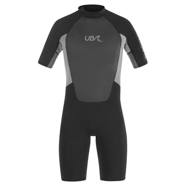 Urban Beach Mens Blacktip Monochrome Short-Sleeved Wetsuit