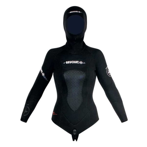 Beuchat Spearfishing Kvindejakke Athena 7 Mm Sort XS