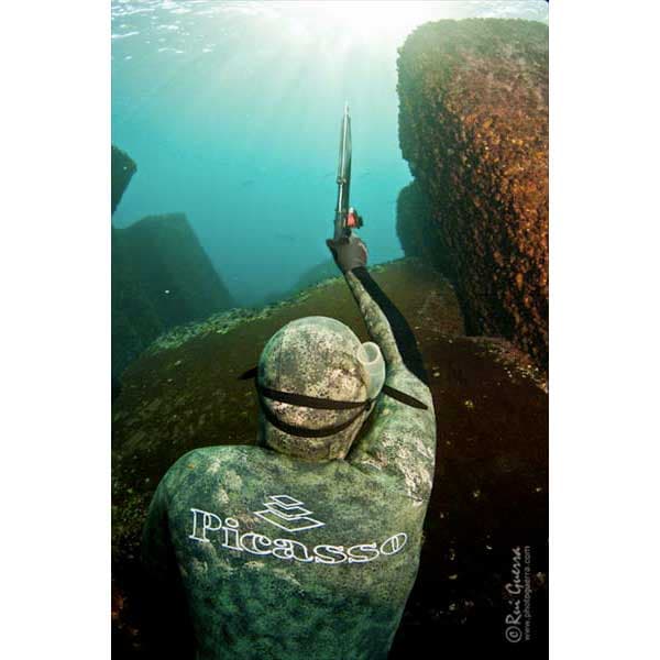 Picasso Spearfishing Thermal Skin 3 Mm Grå XL