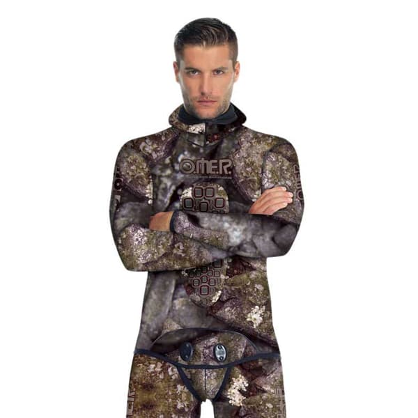 Omer Spearfishing Jacka Holo Stone 3 Mm Grå S