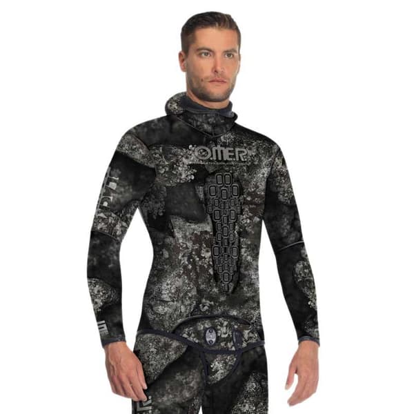 Omer Spearfishing Jakke Black Stone 5 Mm Sort S