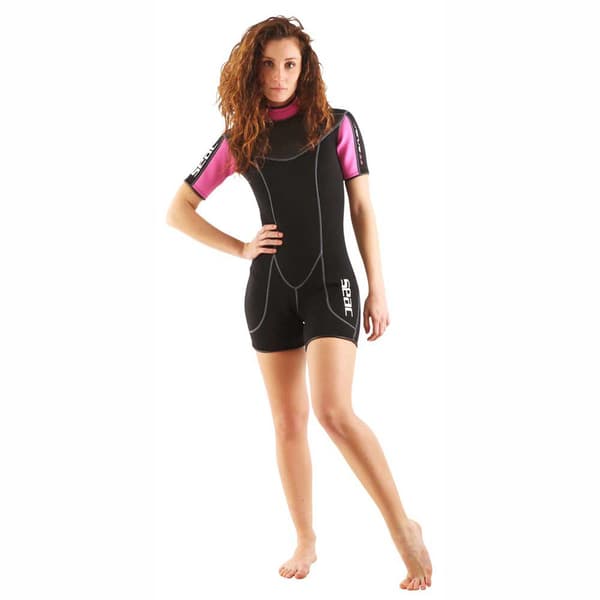 Seacsub Nainen Shorty Sense 2.5 Mm Musta 2XL