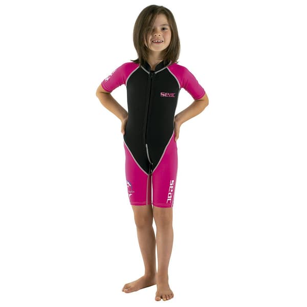 Seacsub Shorty Dolphin 1.5 Mm Svart,Rosa 7 Years
