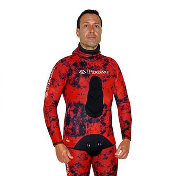 Picasso Spearfishing Jacka Camo Blood 5 Mm Röd,Svart XL