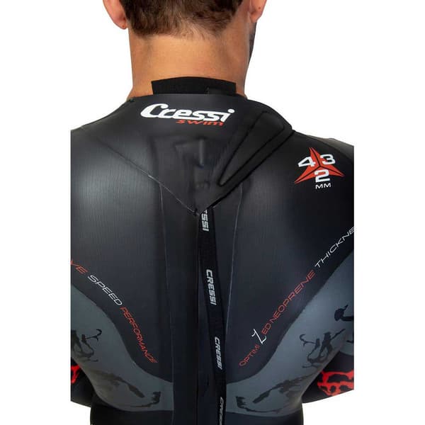 Cressi Apnea Puku Mies Kuwae 2-3-4 Mm Musta L