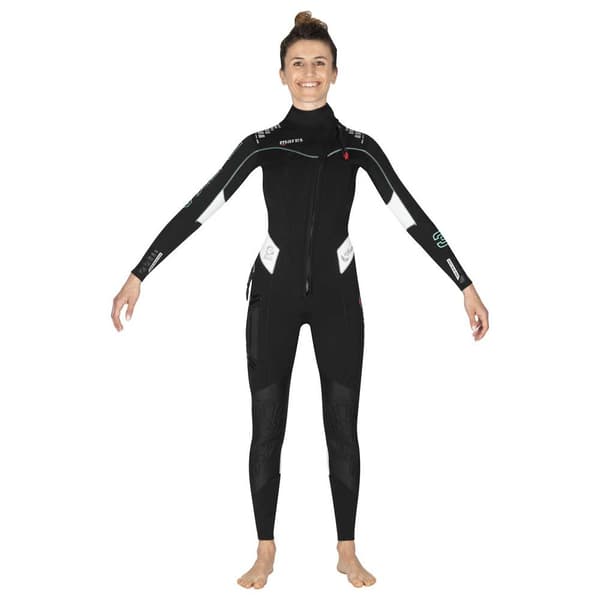 Mares Kvinna Flexa She Dives 3/2 Mm Neopren Kostym Svart S3