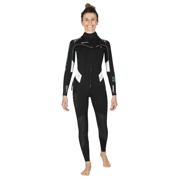 Mares Kvinna Flexa She Dives 3/2 Mm Neopren Kostym Svart S3
