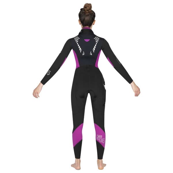Mares Kvinna Flexa She Dives 5/4 Mm Neopren Kostym Svart 4L
