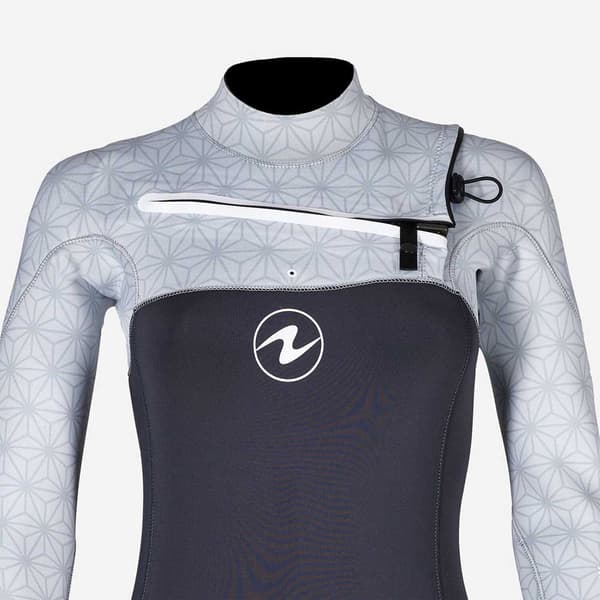 Aqualung Cz Våtdräkt Kvinna Xscape 4/3/2 Mm Grå XS