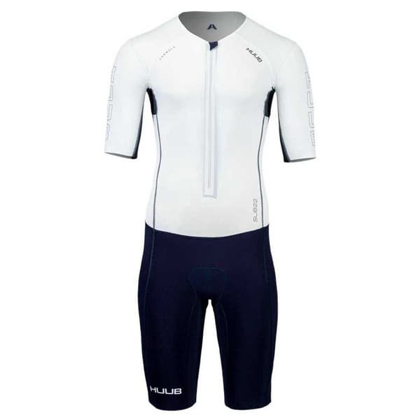 Huub Kortærmet Trisuit Anemoi 2 Sub22 Fl Hvid,Blå S Mand