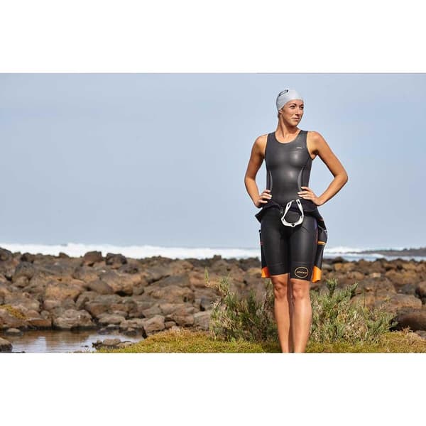 Zone3 Shorty Neoprene Kneeskin Sort M Kvinde
