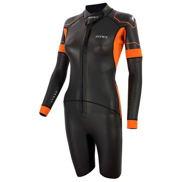 Zone3 Shorty Versa Swimrun Orange,Svart S Kvinna