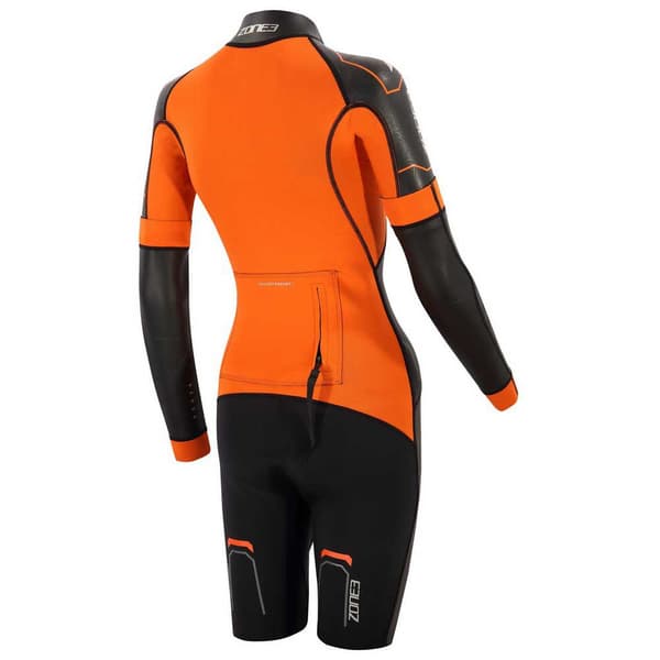 Zone3 Shorty Versa Swimrun Orange,Sort ST Kvinde