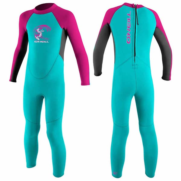 O´neill Wetsuits Ryg Zip Suit Junior Reactor 2 Mm Grøn 3
