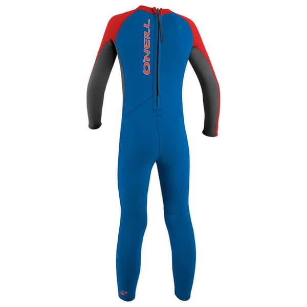 O´neill Wetsuits Takaisin Vetoketjupuku Junior Reactor 2 Mm Sininen 4
