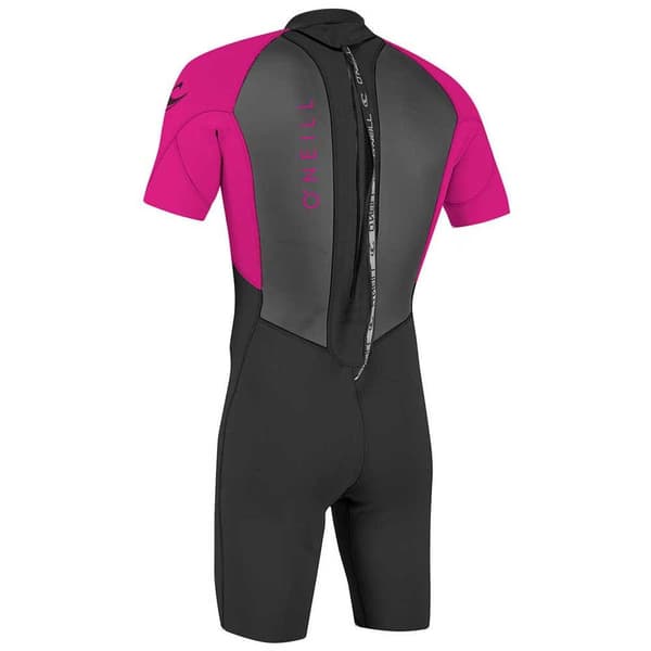 O´neill Wetsuits Rygg Zip Suit Junior Reactor Ii 2 Mm Spring Svart 12