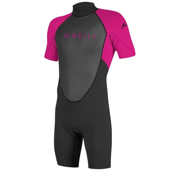 O´neill Wetsuits Rygg Zip Suit Junior Reactor Ii 2 Mm Spring Svart 12