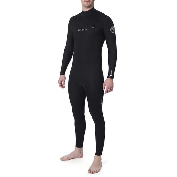 Rip Curl Bröstdragkedja Dawn Patrol 4/3 Mm Steamer Svart L