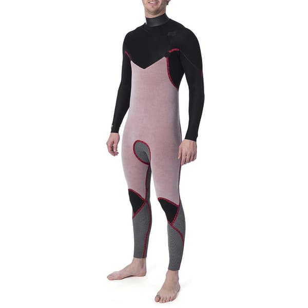 Rip Curl Bröstdragkedja Dawn Patrol 4/3 Mm Steamer Svart L