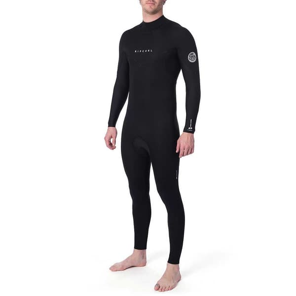 Rip Curl Takana Vetoketjullinen Puku Dawn Patrol 3/2 Mm Steamer Musta MT