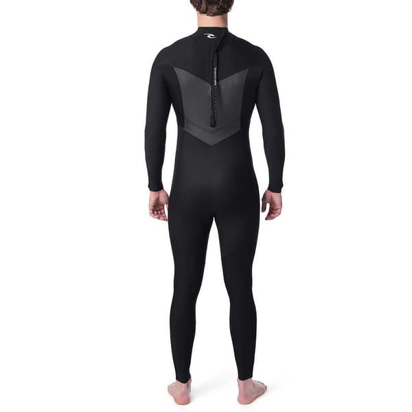 Rip Curl Takana Vetoketjullinen Puku Dawn Patrol 3/2 Mm Steamer Musta MT
