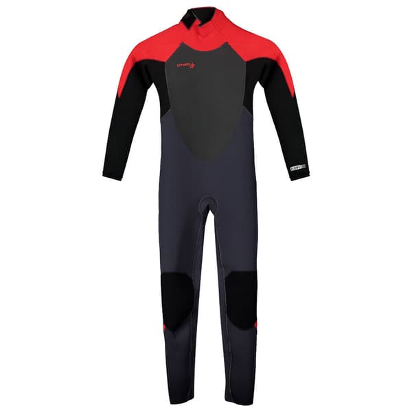 O´neill Wetsuits Tillbaka Zip Suit Boy Epic 3/2 Mm Röd,Svart,Grå 12 Years