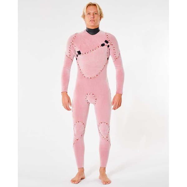 Rip Curl Flashbomb Heat Seeker Pitkähihainen Vetoketjullinen Märkäpuku 3/2 Mm Musta L