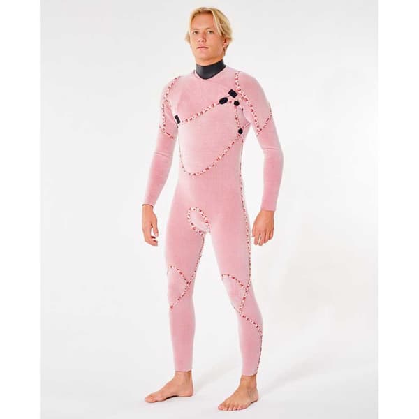 Rip Curl Flashbomb Heat Seeker Pitkähihainen Vetoketjullinen Märkäpuku 3/2 Mm Musta L