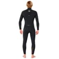 Pikkukuva 2 / 7: Rip Curl Flashbomb Heat Seeker Pitkähihainen Vetoketjullinen Märkäpuku 3/2 Mm Musta L