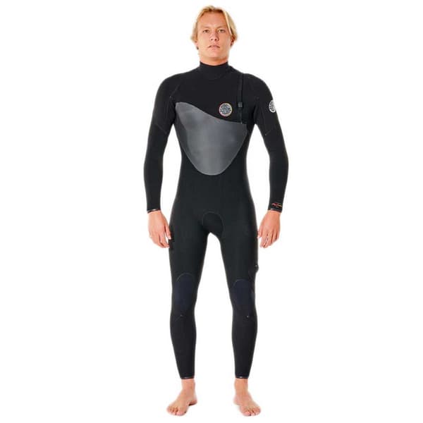 Rip Curl Flashbomb Heat Seeker Långärmad Free Zip Våtdräkt 4/3mm Svart L