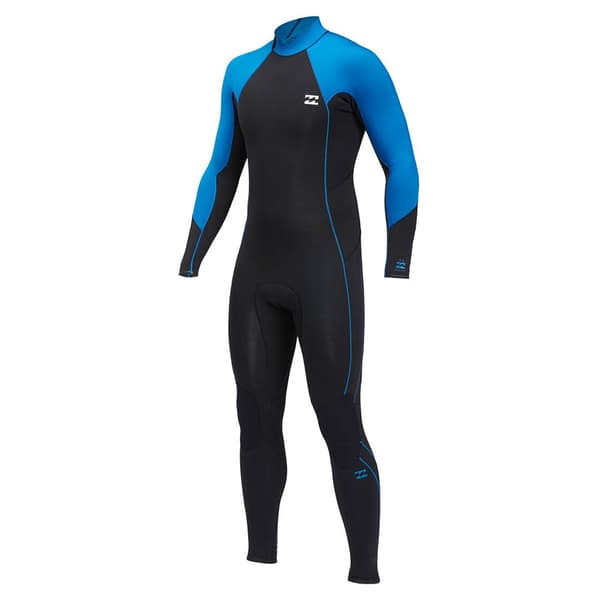 Billabong Långärmad Dragkedja Baktill Synergy 5/4mm Blå MS