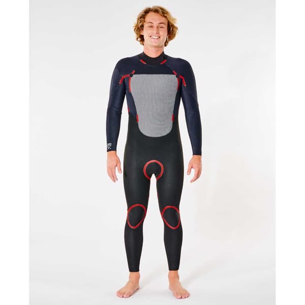 Rip Curl Långärmad Dragkedja Baktill Omega 3/2 Mm Svart MS
