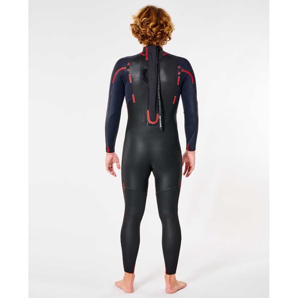 Rip Curl Långärmad Dragkedja Baktill Omega 3/2 Mm Svart MS