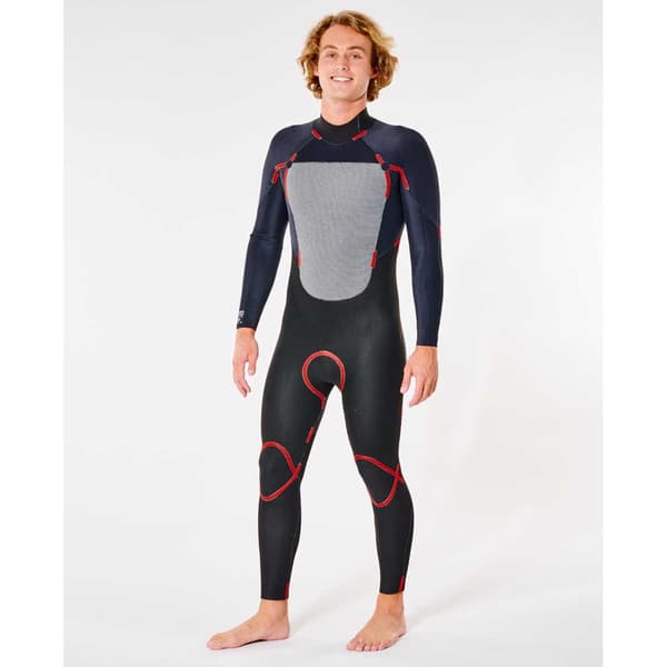 Rip Curl Långärmad Dragkedja Baktill Omega 3/2 Mm Svart MS