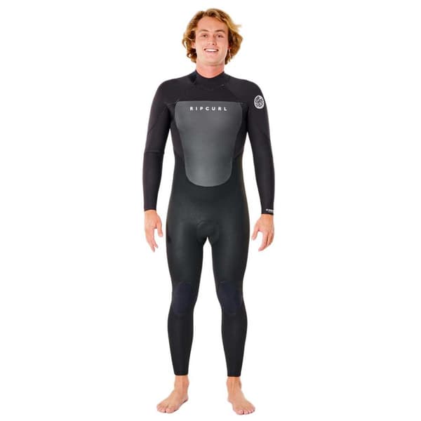 Rip Curl Langærmet Rygdragt Med Lynlås Omega 3/2 Mm Sort MS