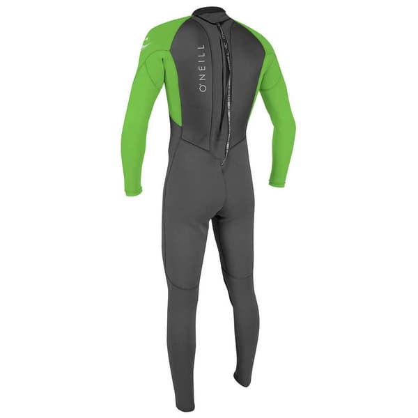 O´neill Wetsuits Långärmad Neoprenkostym Med Dragkedja Baktill Reactor Ii Grå MS